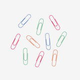 paper clips, multi color 1, metal, 100mm