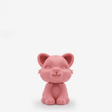 eraser, pink, rubber, 3" x 0.875" x 2.625"