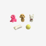 eraser, multi color 1, rubber