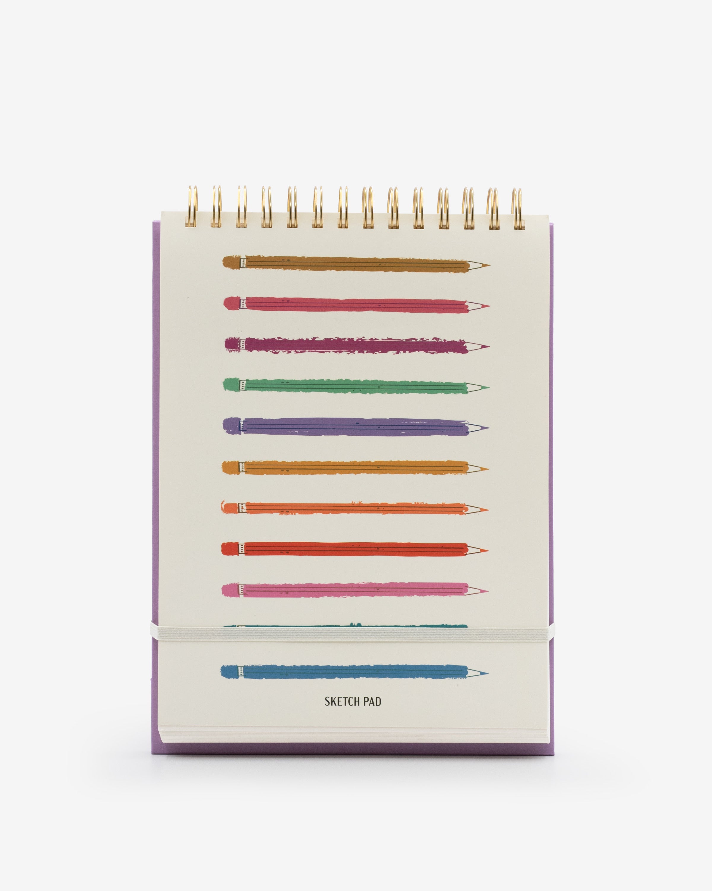 sketchbook, plain, ivory, soft cover, multi color 2, paper, wire-o, 7.5" x 9.75"