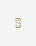 S / White