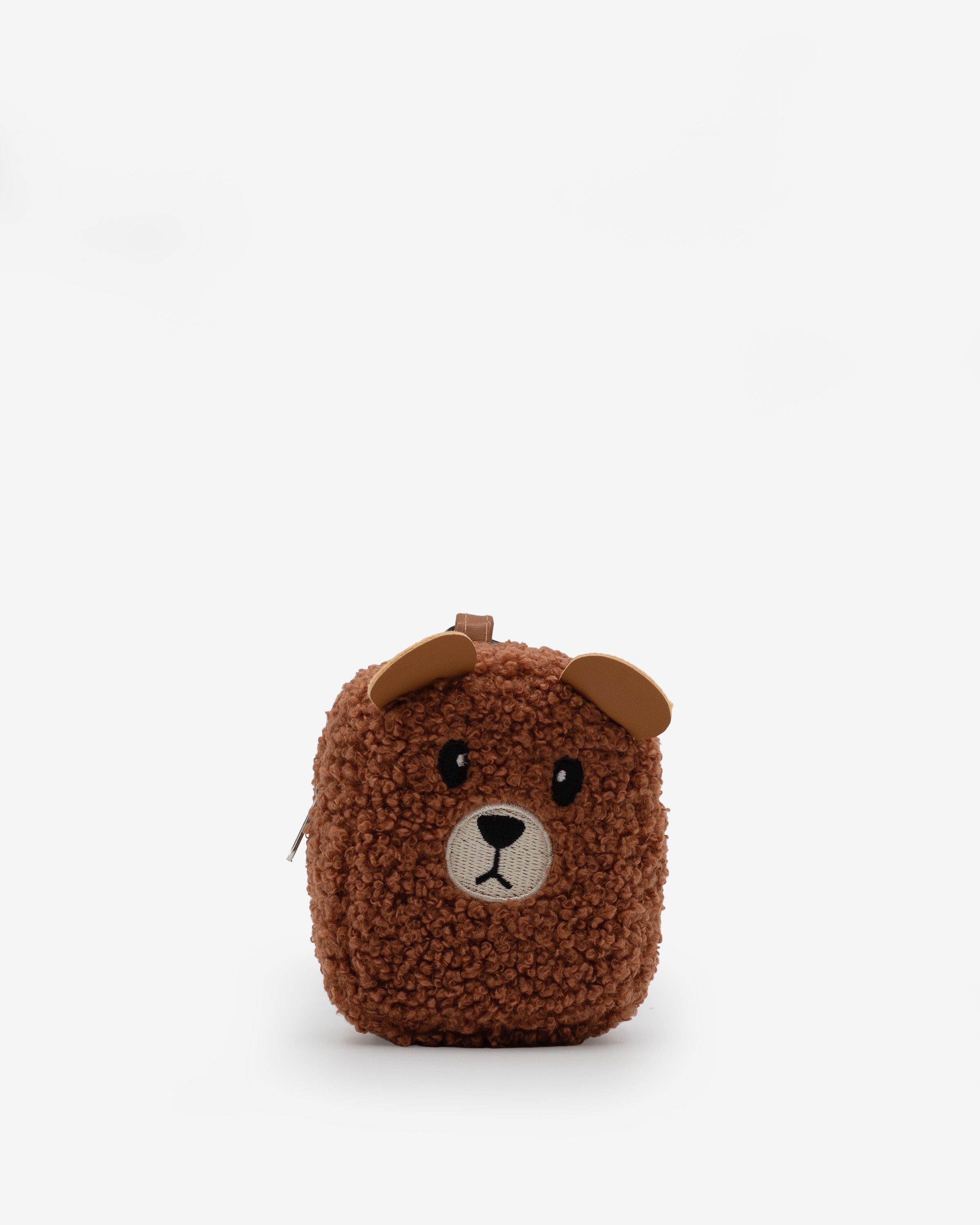 pouch, brown, textile